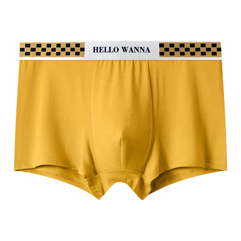 Ljetne lagane muške boxerice, nježne prema koži, prozračne, srednji pojas, kontrastne boje