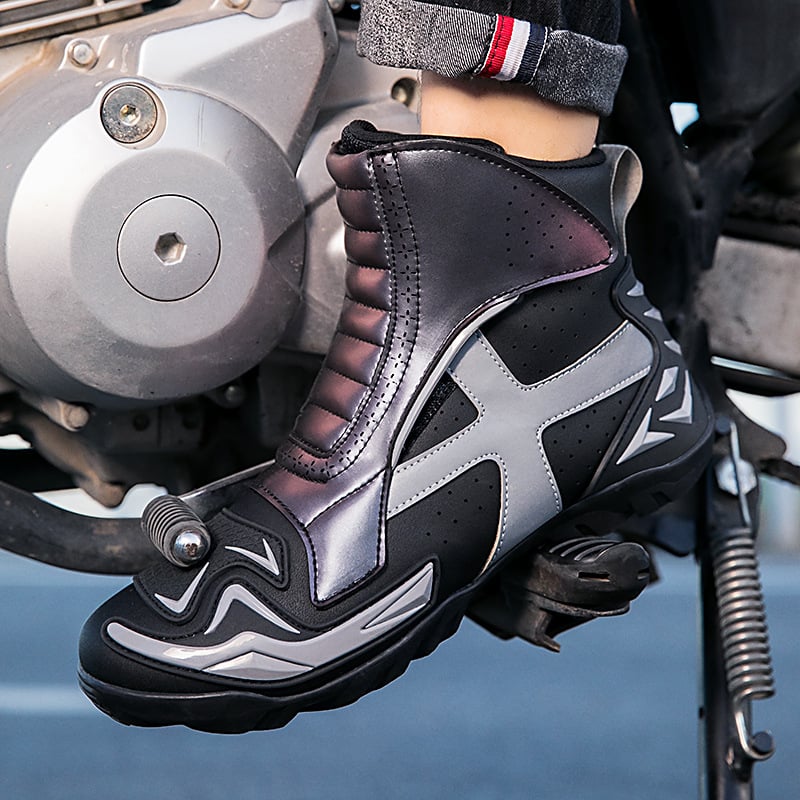 Čizme za vožnju motocikla s zaštitom mjenjača, vodootporne terenske trkačke cipele, unisex