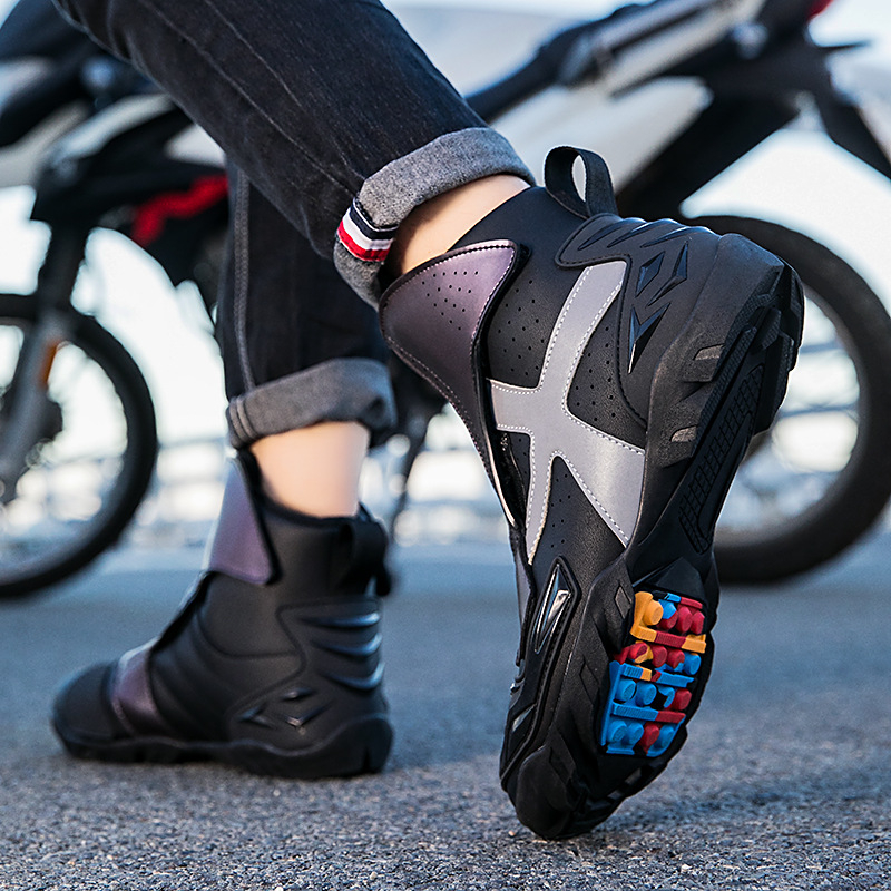 Čizme za vožnju motocikla s zaštitom mjenjača, vodootporne terenske trkačke cipele, unisex