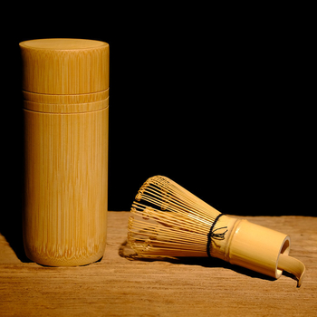 Set de teluri de bambus pentru matcha, ceremonie japoneză a ceaiului
