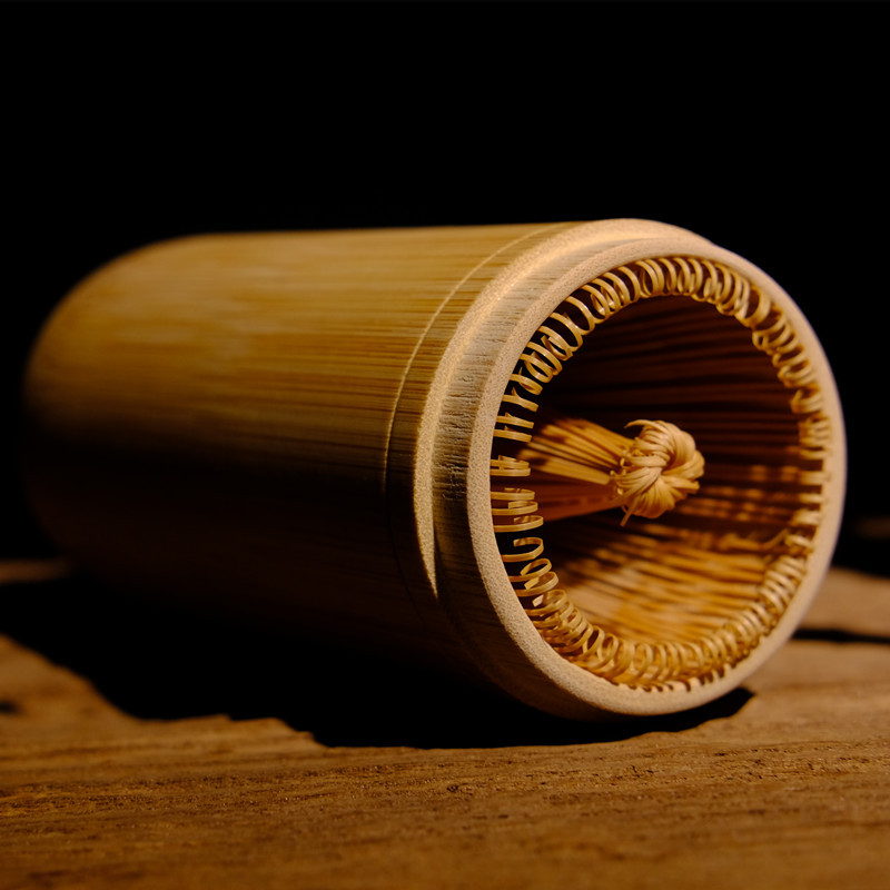 Set de teluri de bambus pentru matcha, ceremonie japoneză a ceaiului