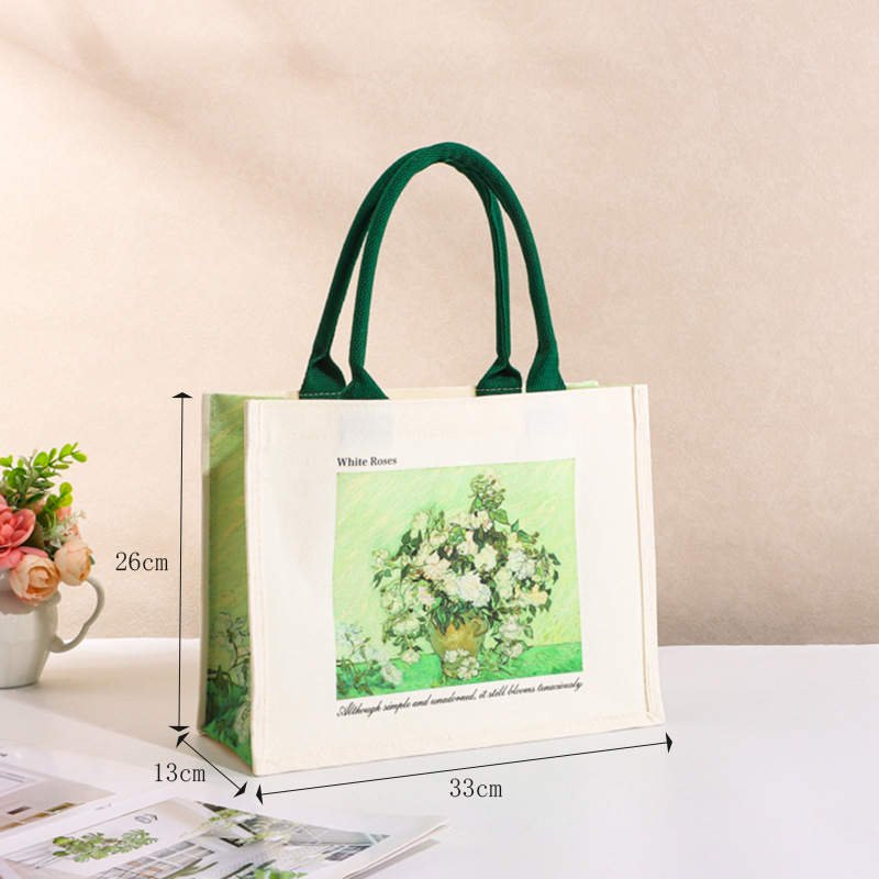 Geantă tote din pânză, capacitate mare, cu logo personalizat