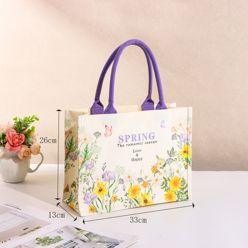 Geantă tote din pânză, capacitate mare, cu logo personalizat