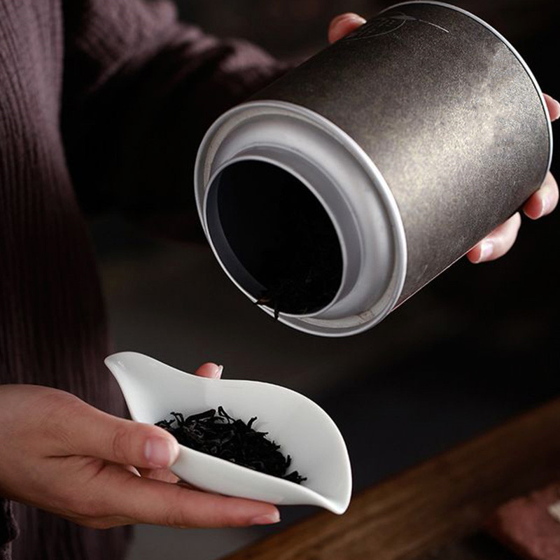Accesorii pentru ceremonia ceaiului, din ceramică, lucrate manual: linguriță de ceai și lingură de ceai, culoare solidă, stil japonez