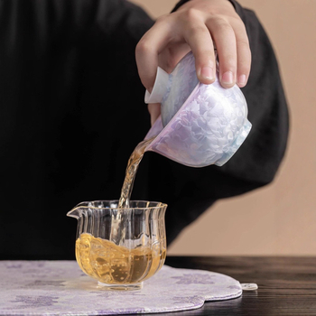 Ceșuță de ceai ceramică cu capac, o singură bucată, glazură de cuptor, pentru femei, utilizare casnică, parte din set Gongfu de ceai
