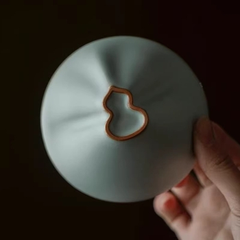 Ru Kiln cană de ceai din ceramică, formă de dovleac, cană personală pentru degustare, set Kung Fu pentru ceai, cadou