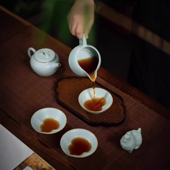Ru Kiln cană de ceai din ceramică, formă de dovleac, cană personală pentru degustare, set Kung Fu pentru ceai, cadou