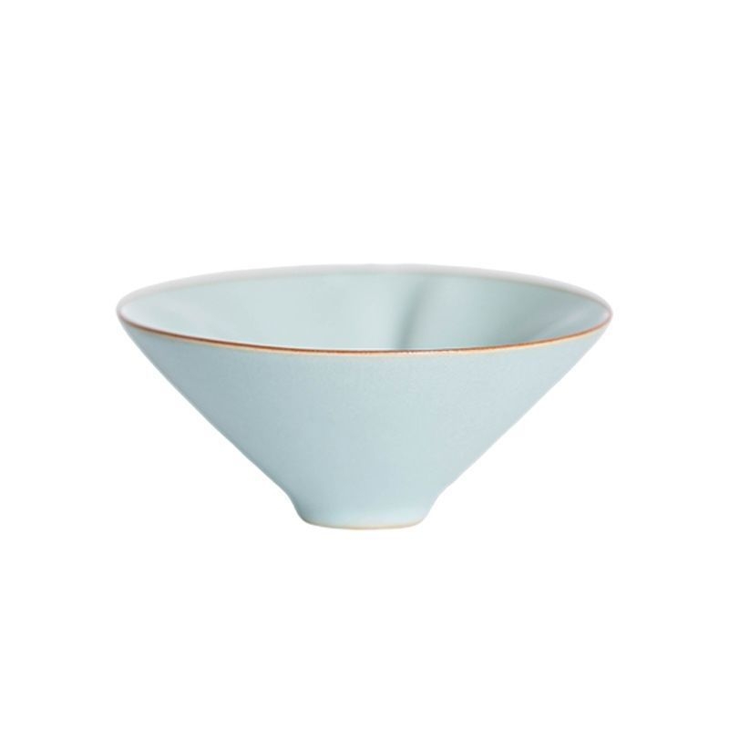 Ceașcă de ceai din porțelan cu glazură craquelată, stil Ru kiln, pentru uz casnic, ceașcă de degustare Kung Fu, design simplu