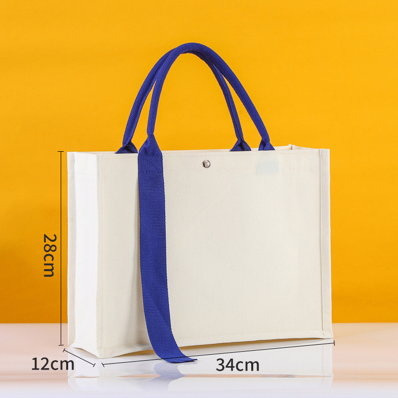 În stoc: geantă de pânză cu panglică, logo personalizat, geantă tote din pânză cu structură 3D, imprimare laminată