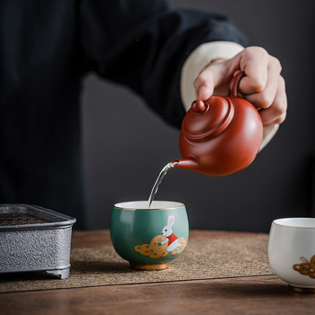 Set ceramic de ceai cu cești pentru uz casnic, cutie cadou, pereche de cești, vânzare en gros