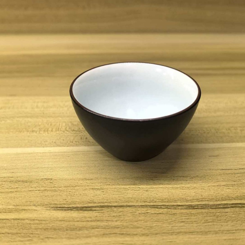 Cească ceramică neagră minimalistă pentru ceremonia Gongfu de ceai – ceașcă de degustare individuală, mică