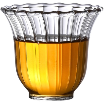 Ceașcă de ceai din sticlă de cristal, mică și transparentă, Gongfu ceai, utilizare casnică