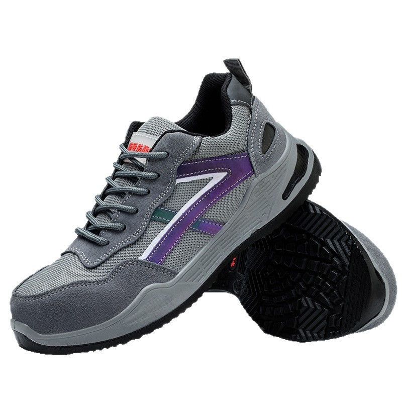 Pantofi de protecție cu protecție la lovire și perforare, încălțăminte casual de lucru, anti-statice, talpă turnată prin injecție
