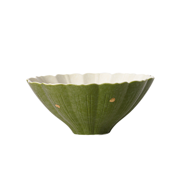 Ceașcă de ceai ceramică, glazură albastru-alb cu stropi aurii, motiv lotus portocaliu-verde, cană personală pentru ceai, stil Nou Chinezesc