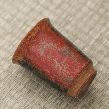 Ceșcuță de ceai în stil Zen Kintsugi, ceramică vintage pentru aromă, servire individuală