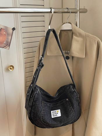 Ženska denim torbica s velikim kapacitetom, 2026 proljeće – casual crossbody torba za svakodnevnu upotrebu