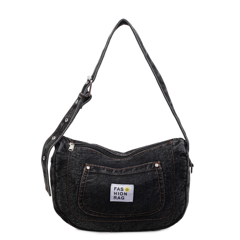 Ženska denim torbica s velikim kapacitetom, 2026 proljeće – casual crossbody torba za svakodnevnu upotrebu