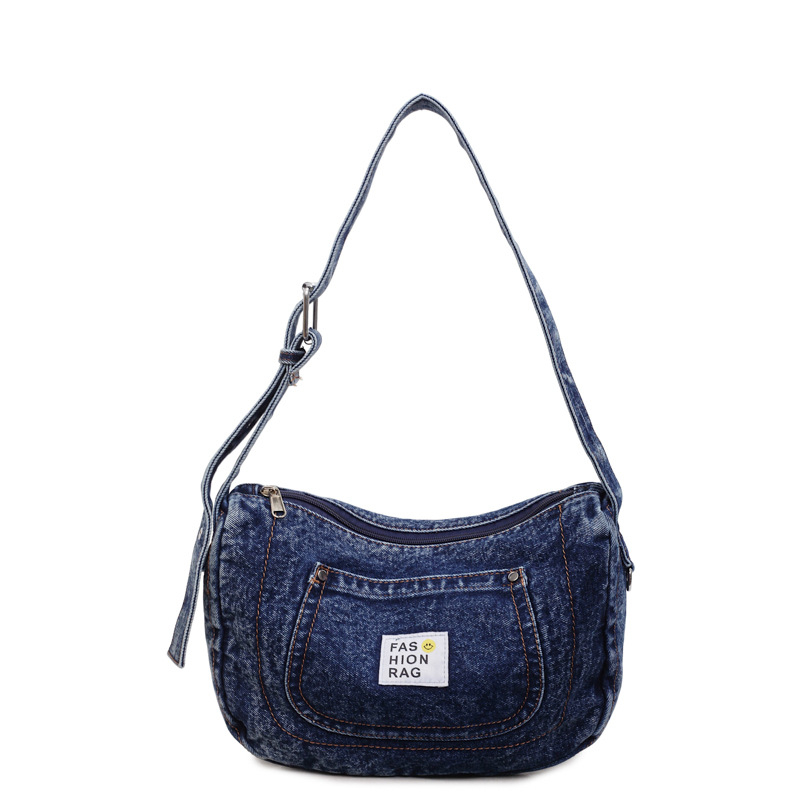 Ženska denim torbica s velikim kapacitetom, 2026 proljeće – casual crossbody torba za svakodnevnu upotrebu