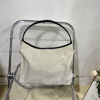Torba Tote s dijamantima, minimalističkog dizajna, inspirirana korejskim stilom, elegantna i moderna