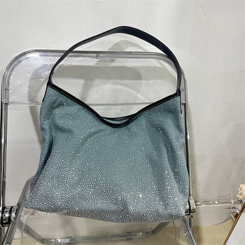 Torba Tote s dijamantima, minimalističkog dizajna, inspirirana korejskim stilom, elegantna i moderna