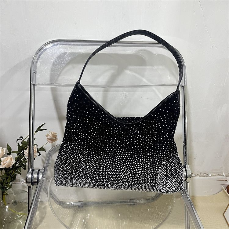 Torba Tote s dijamantima, minimalističkog dizajna, inspirirana korejskim stilom, elegantna i moderna