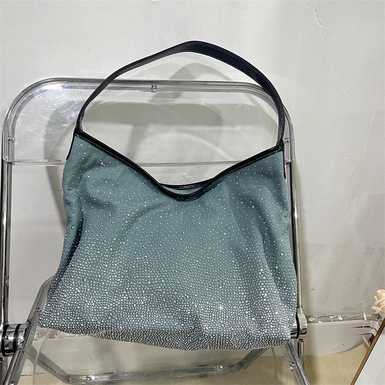 Torba Tote s dijamantima, minimalističkog dizajna, inspirirana korejskim stilom, elegantna i moderna