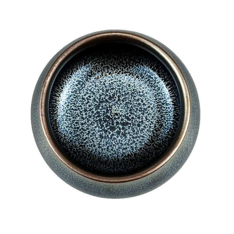 Ceai Blue Kirin Jianzhan, ceașcă de ceai cu formă Buddha Belly, ceramică Jianyang din Fujian, manufactură manuală, capacitate mare