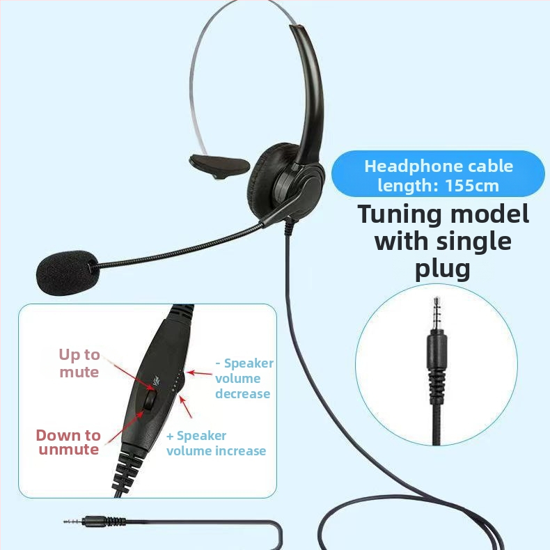 Voice XD900 USB kabelski headset s mikrofonom za PC i mobilni telefon – preko uha, 2 m kabel