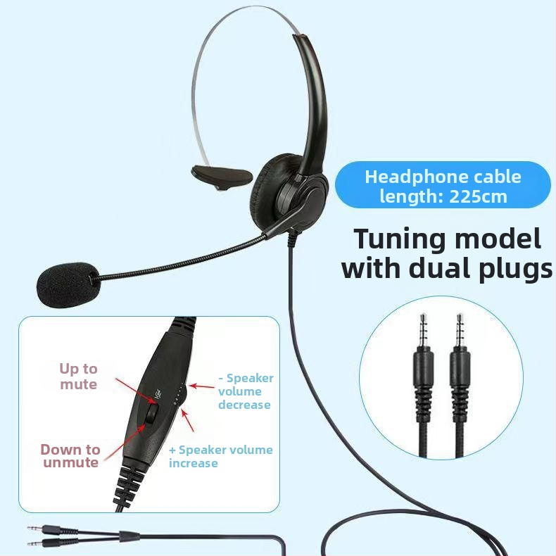 Voice XD900 USB kabelski headset s mikrofonom za PC i mobilni telefon – preko uha, 2 m kabel