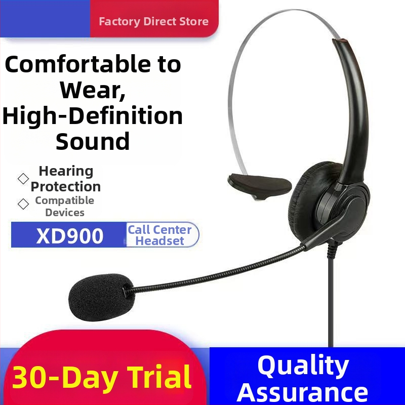Voice XD900 USB kabelski headset s mikrofonom za PC i mobilni telefon – preko uha, 2 m kabel