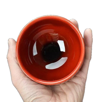 Ceai Jianyang Jianzhan cu dragon roșu ca sângele și phoenix norocos, ceramică Jian Kiln, lucrată manual, arsă cu lemn