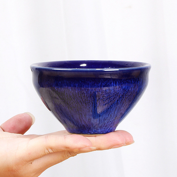 Ceașcă de ceai Jian Zhan cu glazură Tianmu, corp ceramic cu strat de fier, ceașcă unică