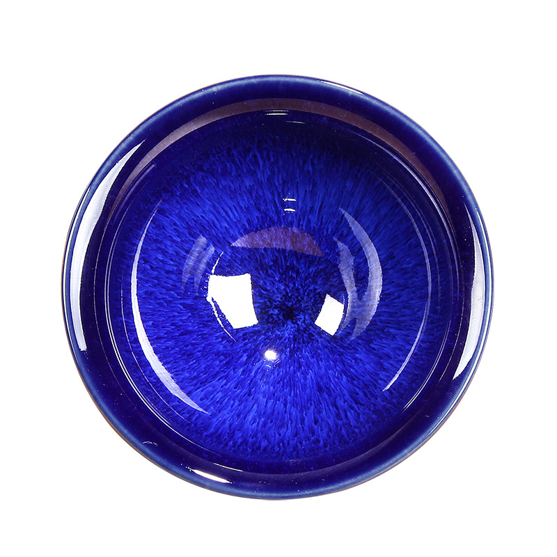 Ceașcă de ceai Jian Zhan cu glazură Tianmu, corp ceramic cu strat de fier, ceașcă unică