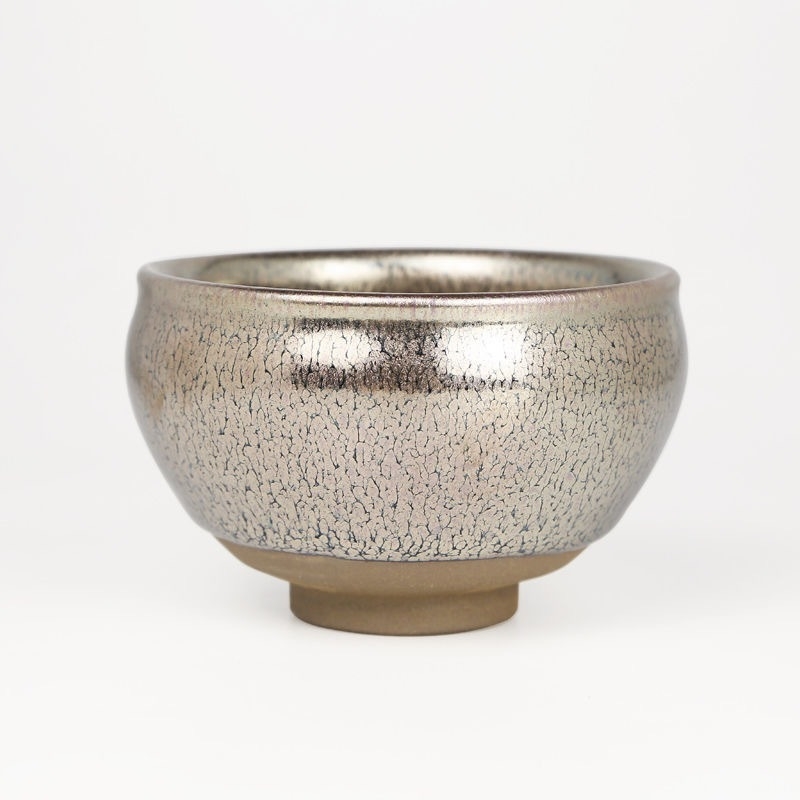 Jianyang Jianzhan cu 100 de flori aurii, ceramică lucrată manual Jian Kiln, ceașcă de ceai Gongfu degustare