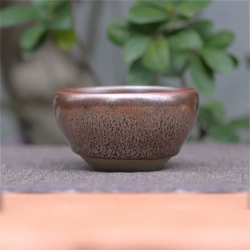 Ceașcă de ceai ceramic Jianyao Jianzhan, utilizare personală premium, ceașcă de degustare pentru atragerea bogăției