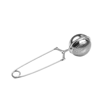 Bilă de infuzie pentru ceai cu mâner cu clips, oțel inoxidabil 304, filtru de ceai