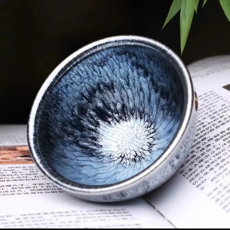 Ceașcă de ceai de înaltă calitate, cu design floral la margine, ceașcă pentru degustare de ceai