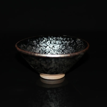 Ceasca de ceai Jianyang Jianzhan Tianyan – handmade, în formă de pălărie, ceramică, pentru degustare, set de ceai