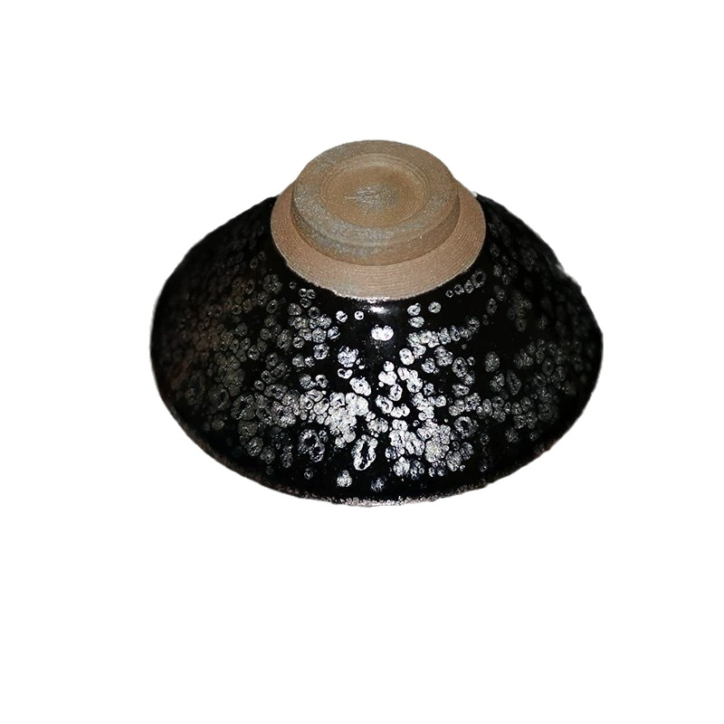 Ceasca de ceai Jianyang Jianzhan Tianyan – handmade, în formă de pălărie, ceramică, pentru degustare, set de ceai