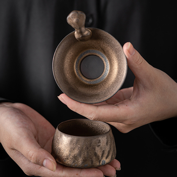 Filtru de ceai Ruyi, ceramică, stil japonez, pentru ceremonia Gongfu