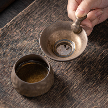 Filtru de ceai Ruyi, ceramică, stil japonez, pentru ceremonia Gongfu