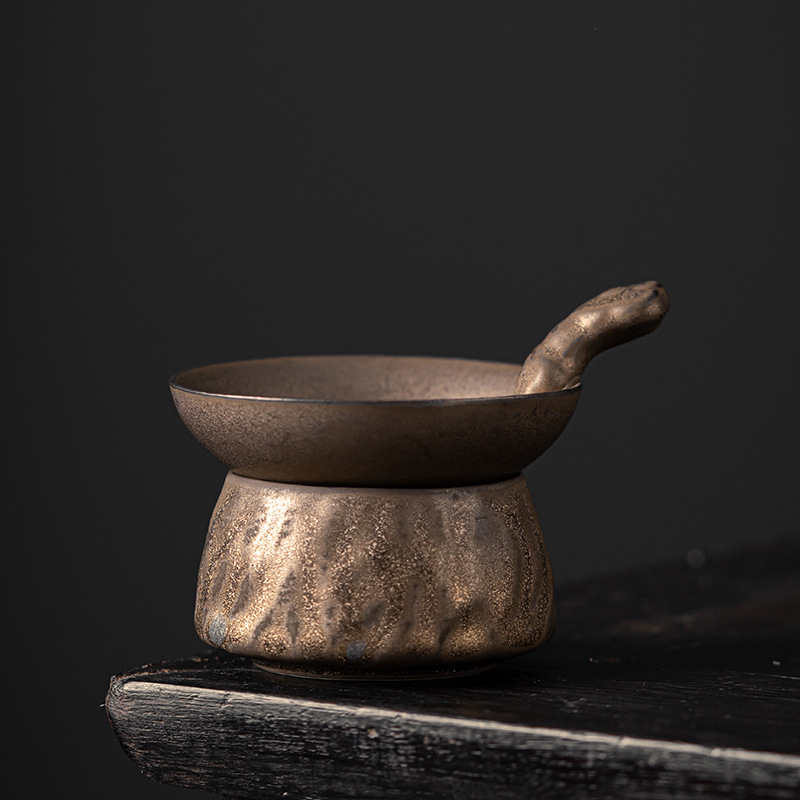 Filtru de ceai Ruyi, ceramică, stil japonez, pentru ceremonia Gongfu