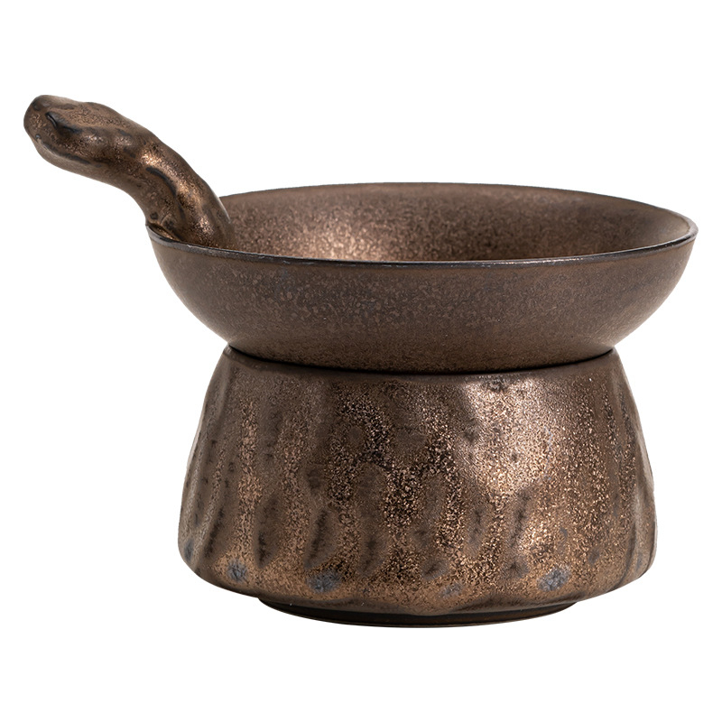 Filtru de ceai Ruyi, ceramică, stil japonez, pentru ceremonia Gongfu