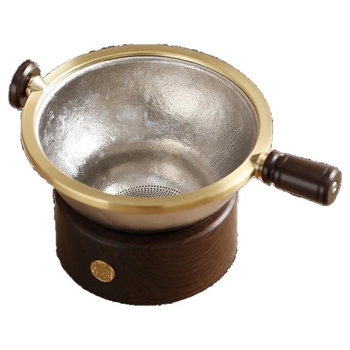 Filtru de ceai din titan pur, cu mii de găuri, filtru ultra-fin pentru frunze de ceai, separator de ceai, accesorii set Kung Fu, filtru de ceai de înaltă calitate