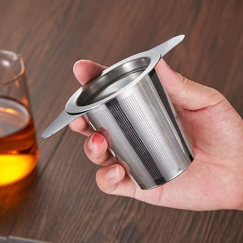 Set ceai din oțel inoxidabil 304, filtru integrat, capacitate mare, design premium