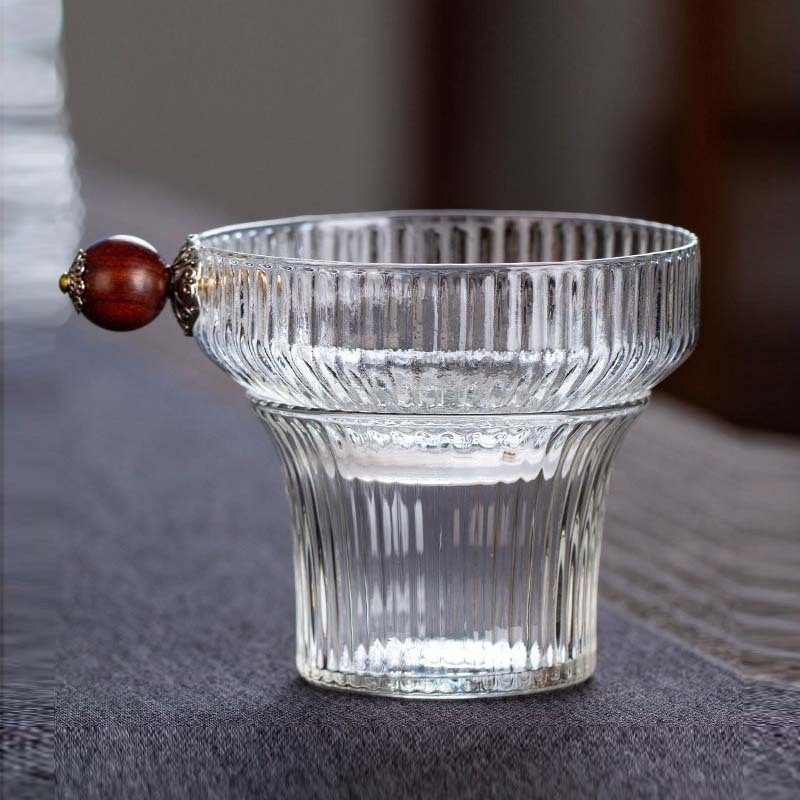Filtru de ceai din sticlă transparent, în stil japonez, set Gongfu