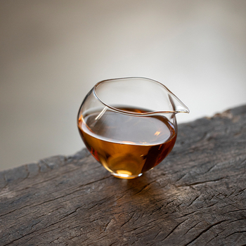 Sticlă borosilicată rezistentă la temperaturi înalte, set ceai în stil chinezesc cu distribuție uniformă a ceaiului și cioc de pasăre