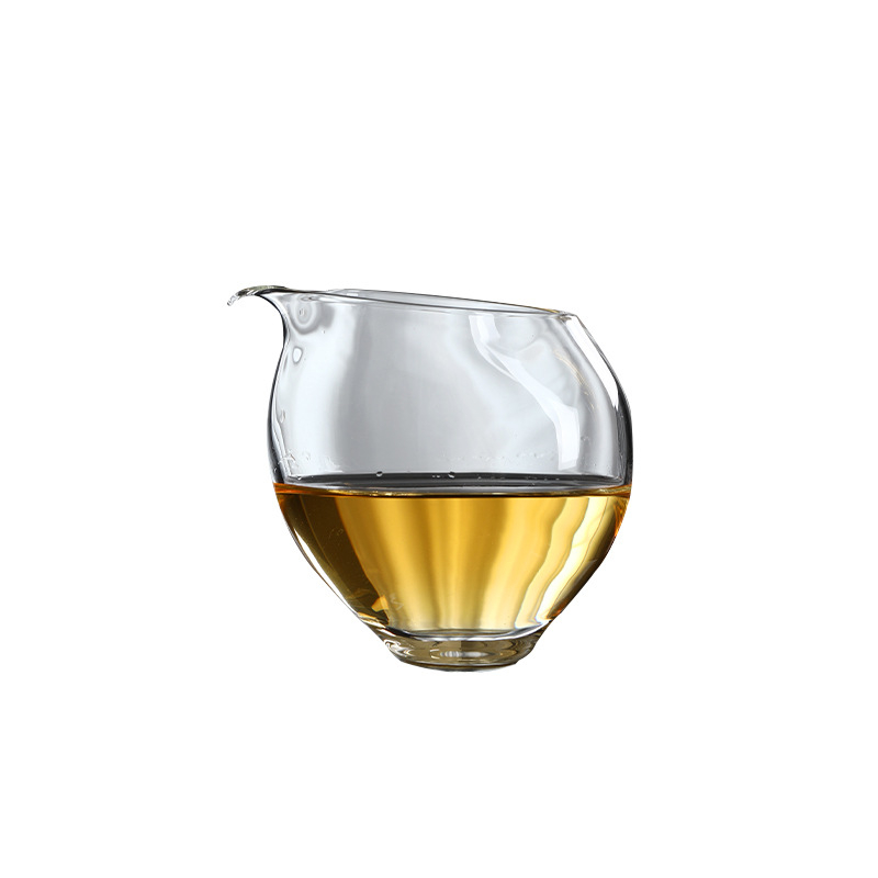 Sticlă borosilicată rezistentă la temperaturi înalte, set ceai în stil chinezesc cu distribuție uniformă a ceaiului și cioc de pasăre