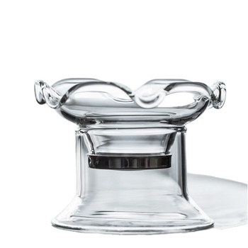 Filtru de ceai din sticlă borosilicată transparentă, cu filtru din oțel inoxidabil, rezistent la temperaturi înalte, accesorii minimalist pentru ceai