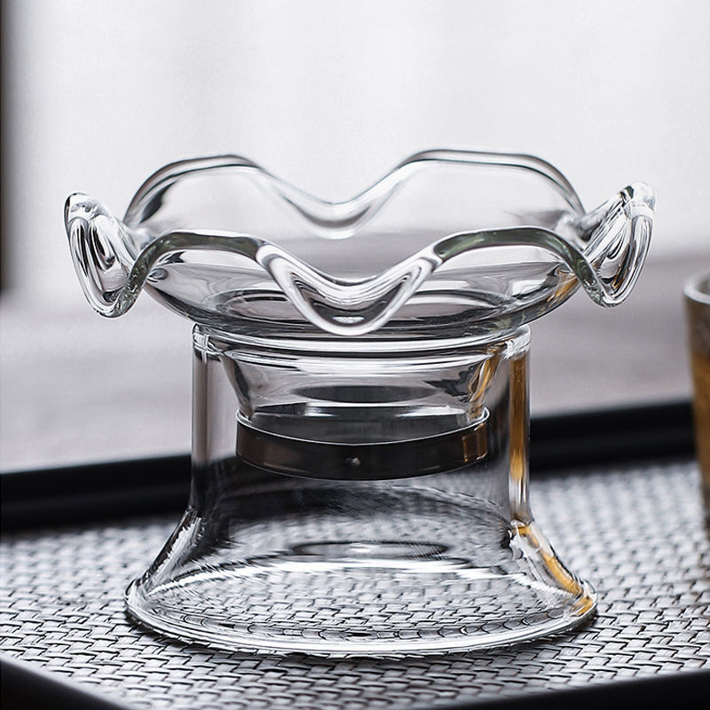 Filtru de ceai din sticlă borosilicată transparentă, cu filtru din oțel inoxidabil, rezistent la temperaturi înalte, accesorii minimalist pentru ceai